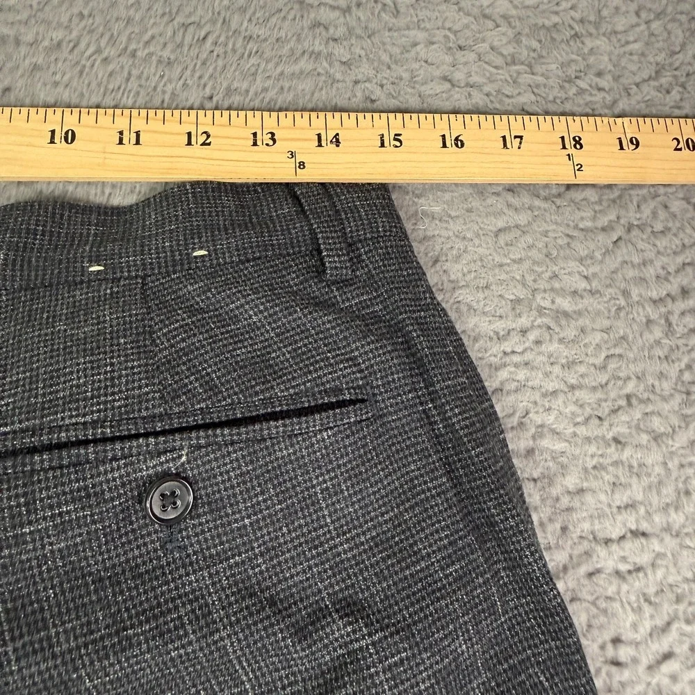 Banana Republic Dress Pants Mens 30x30 Gray Italian Stretch Charcoal Flat Front